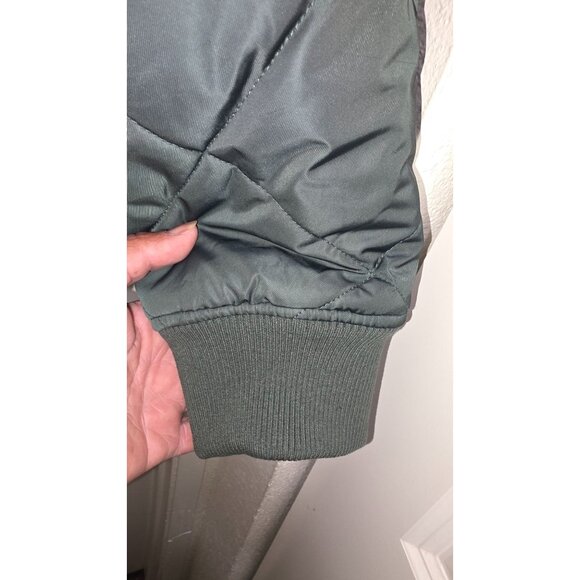 NWT Robert Graham Men's Reversible Quilted Jacket Green/Brown Full-Zip Closure S - Picture 9 of 11